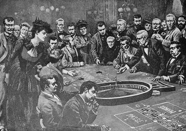 Американцы играют в рулетку в Монте-Карло, 1892 / roulette30.com