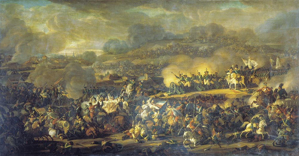 "Сражение под Лейпцигом 6 октября 1813 года", 1815, Владимир Мошков / sovinformburo.com