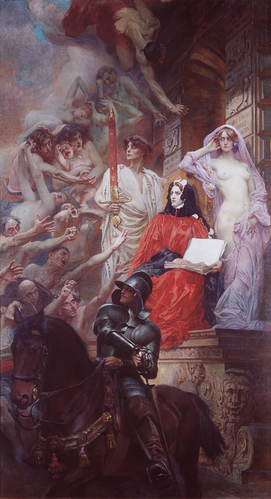 Поль Жерве. Dura lex, sed lex, 1905. Gandalf's Gallery