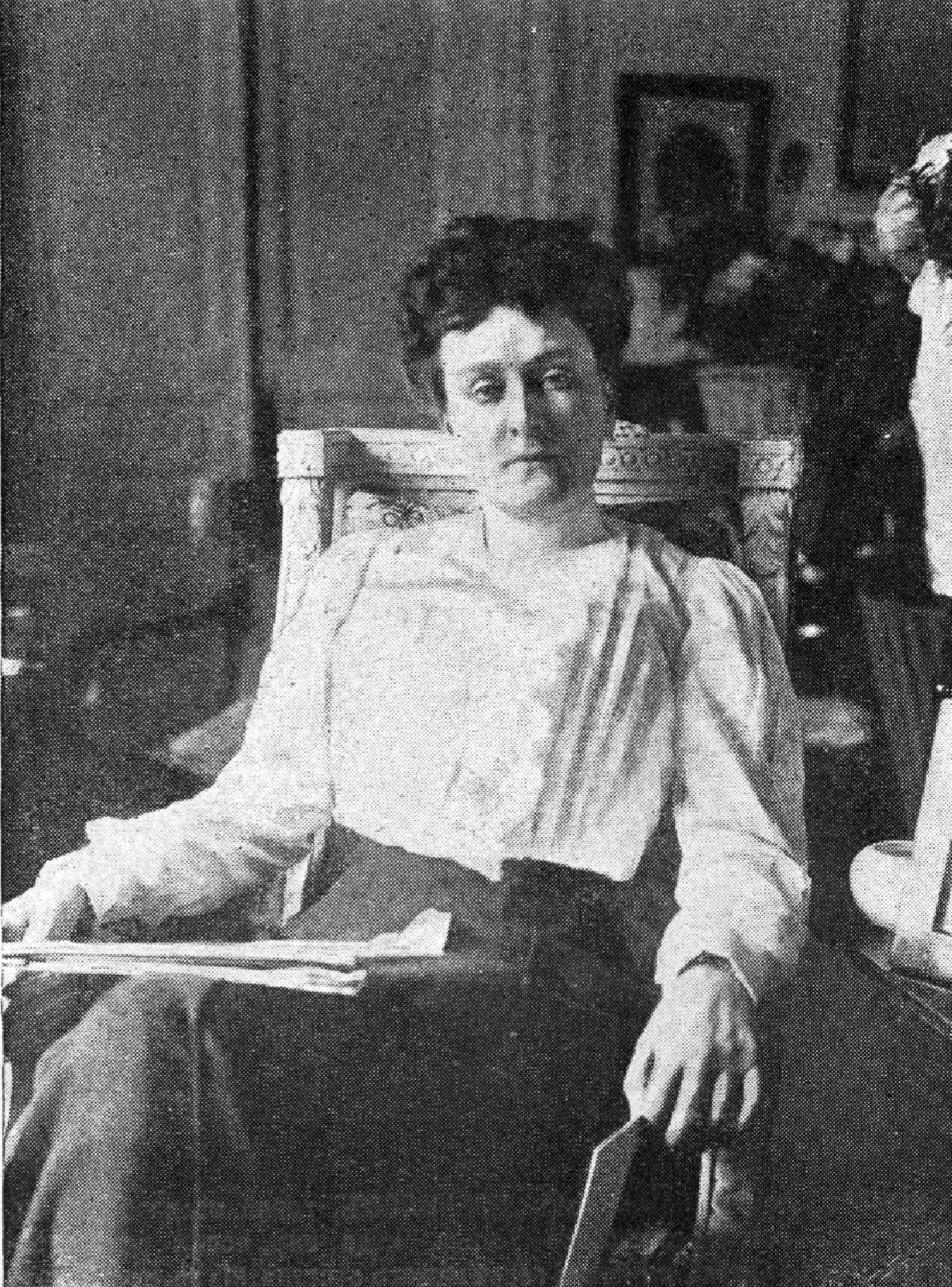 Княгиня С.Н. Васильчикова, автор известного письма супруге Николая II. Княгиня предостерегала ее от пагубного вмешательства в государственные дела России. Ответом была высылка княгини в Новгородскую губернию