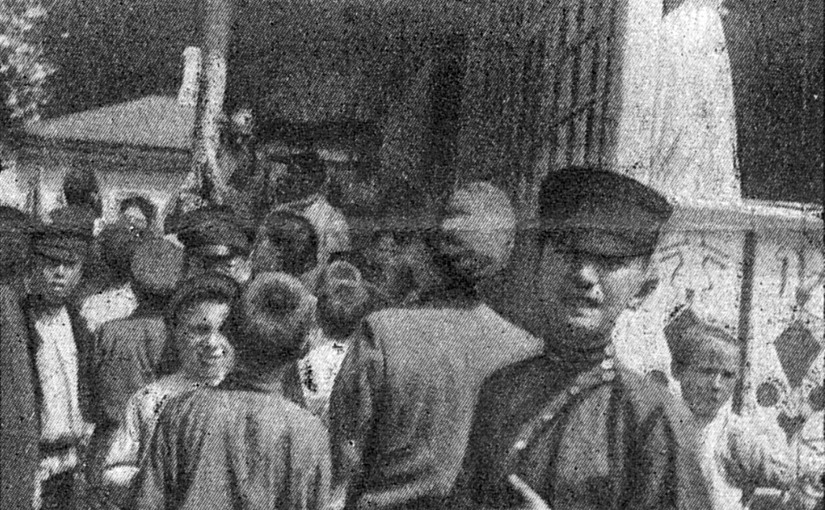 В Ясной Поляне – Л.Н. и С.А. Толстые разговаривают с детьми