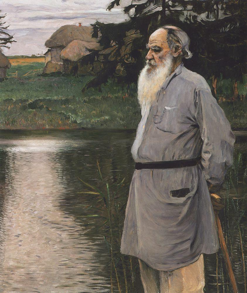 Портрет Л.Н.Толстого, М.В. Нестеров, 1907